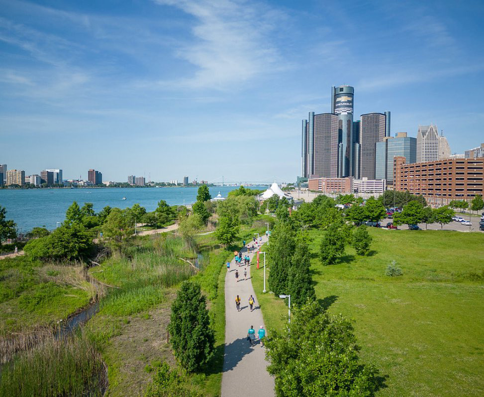 Detroit Riverwalk Bucketlisted